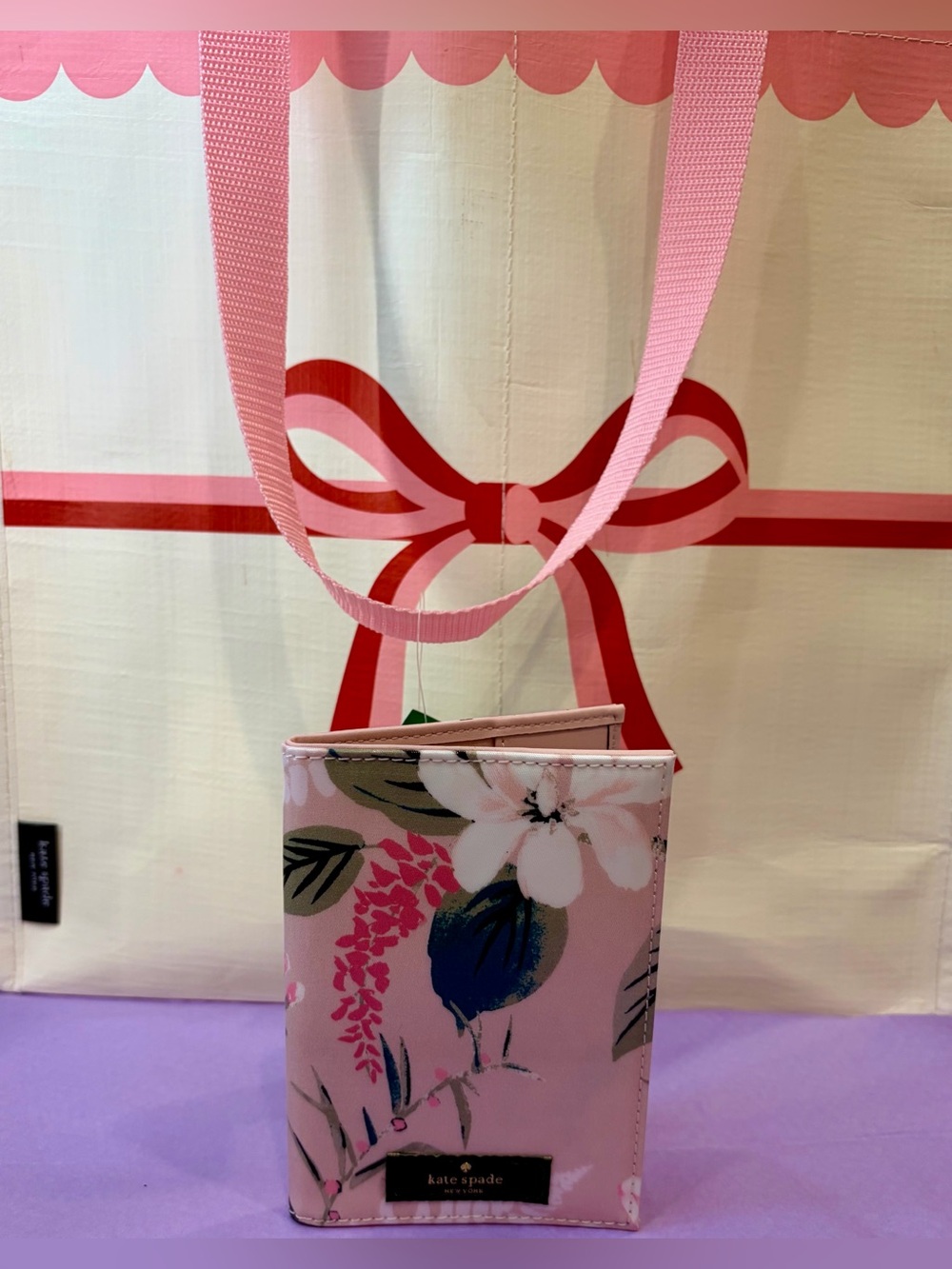NWT KATE SPADE BUNDLE
Wallet/Passport Holder/Tote - Black, Pink, White - Picture 11 of 16